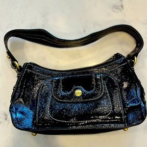 Platinum, black, Perlina shoulder bag